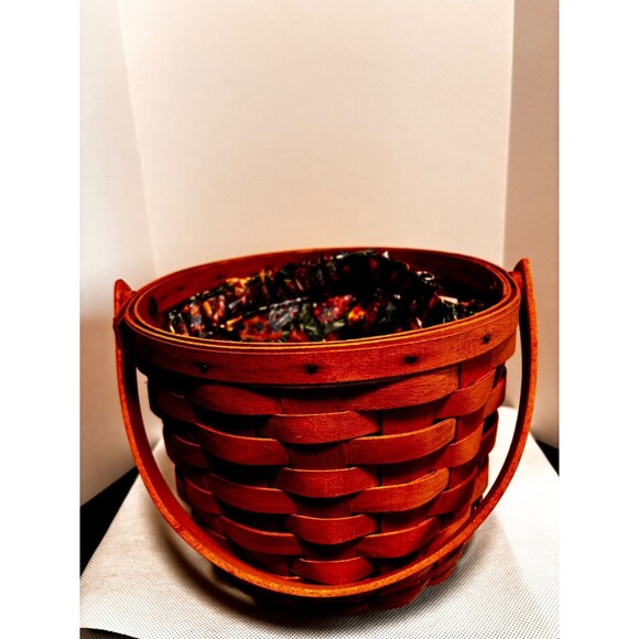 Longaberger 1996 Easter Basket with Cover, Vtg Dresden OH USA 12912 - Picture 1 of 5